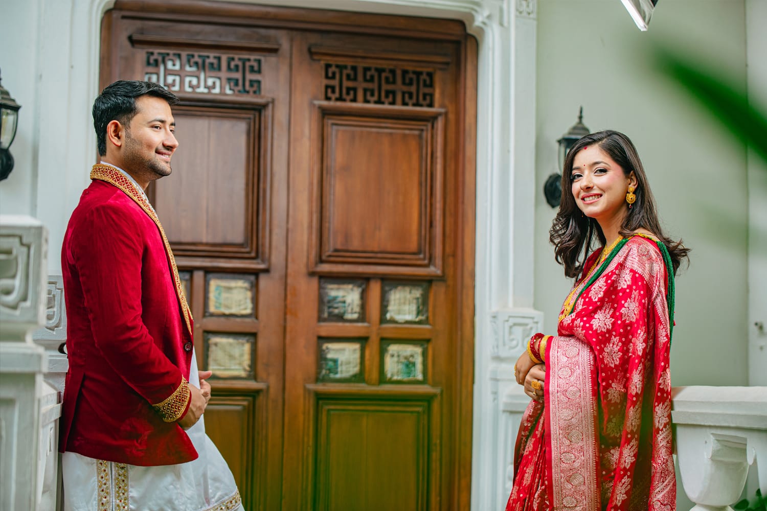 Traditional Nepali wedding ceremony photography by Wedding Story Nepal - landscape